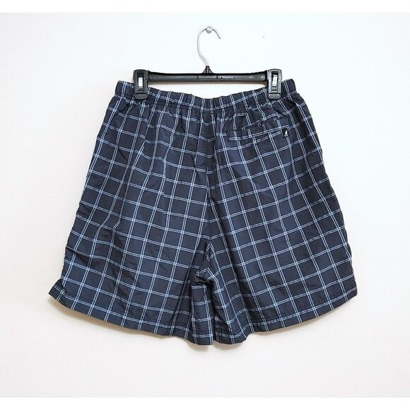 Vintage Kangol Men's Swim Trunks Size XL Blue Plaid Mesh Lined Swim Shorts - Picture 3 of 3